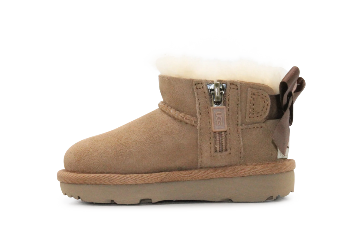Ugg Kids Ultra Mini Bailey Bow II Laars - Chestnut