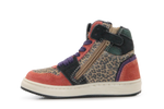 Hip Hoge Sneaker H1765 Natural Suède – Veter en Rits - hatshoe