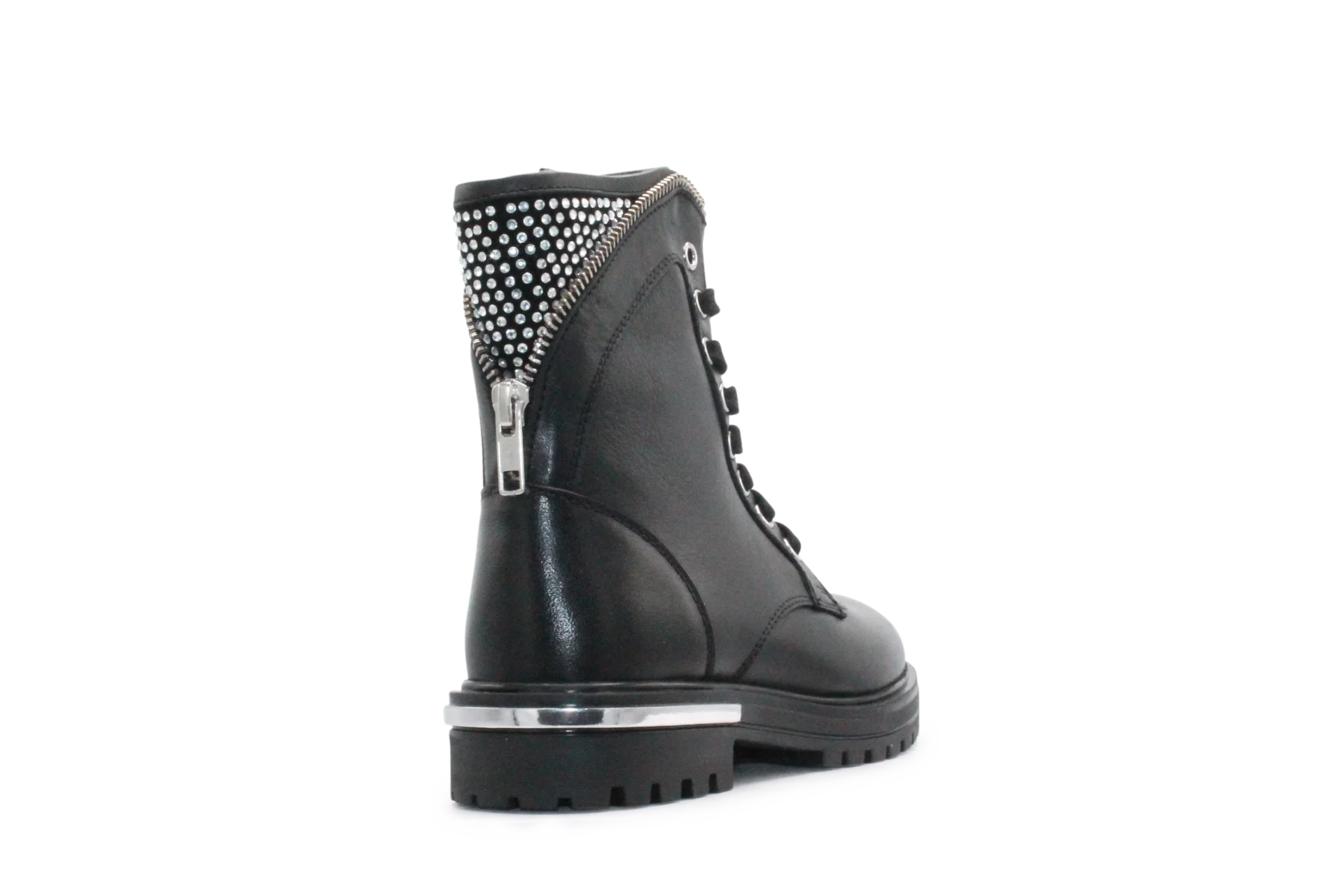 Hip Meisjes Veterboot H1040 - Zwart