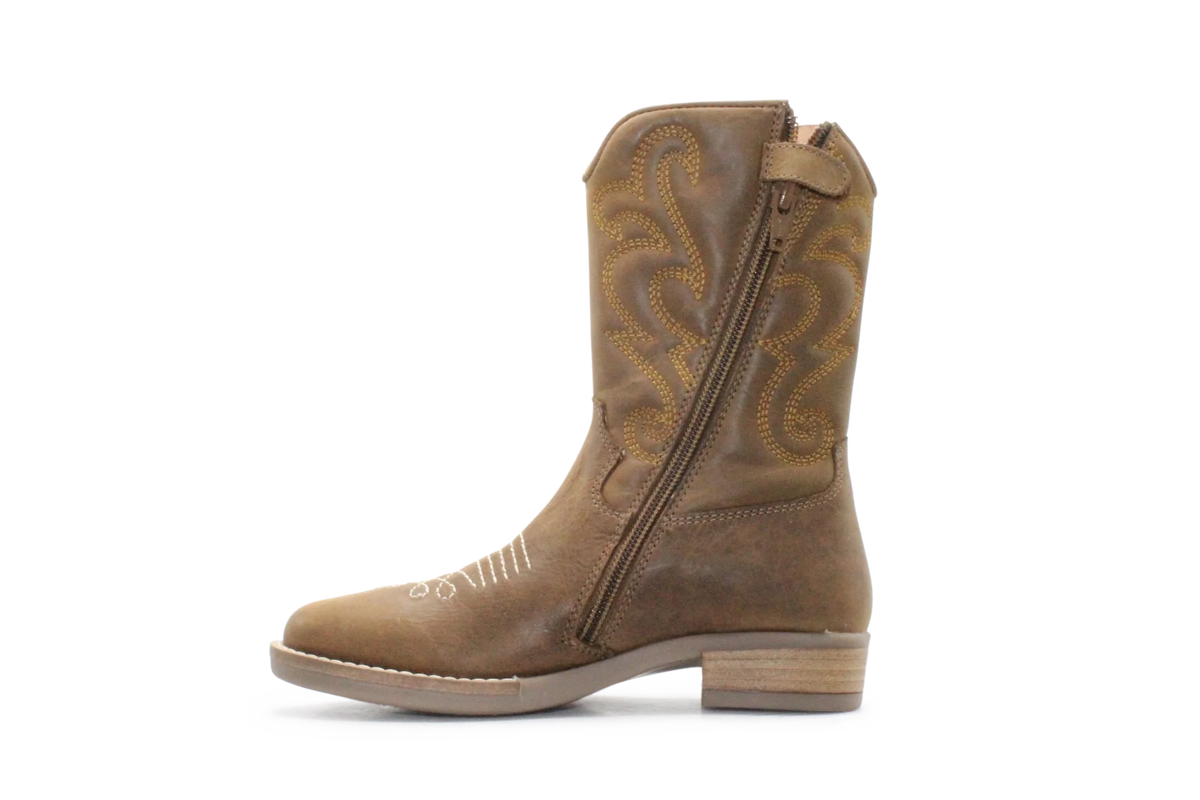 Hip Meisjes Laarzen H1106 - Cognac Nubuck