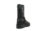 Giga G4481 Meisjes Bikerboots Zwart Leer  - Smalle pasvorm
