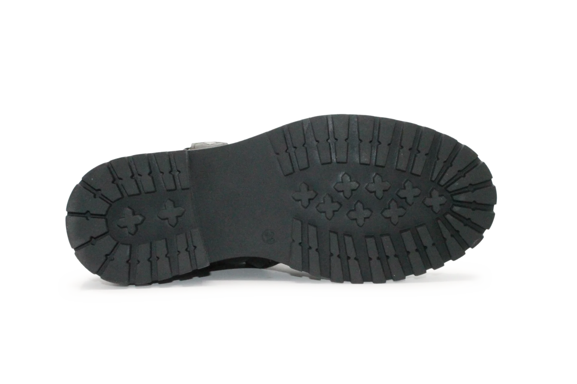 Giga G4481 Meisjes Bikerboots Zwart Leer  - Smalle pasvorm