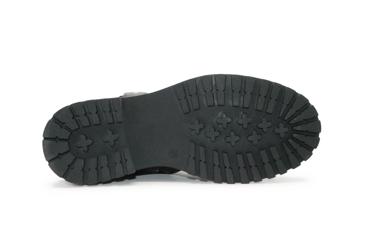 Giga G4481 Meisjes Bikerboots Zwart Leer  - Smalle pasvorm