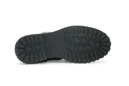 Giga G4481 Meisjes Bikerboots Zwart Leer  - Smalle pasvorm
