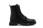 Giga G4486 Meisjes Boots Zwart Leer  – Smalle Pasvorm