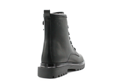 Giga G4486 Meisjes Boots Zwart Leer  – Smalle Pasvorm