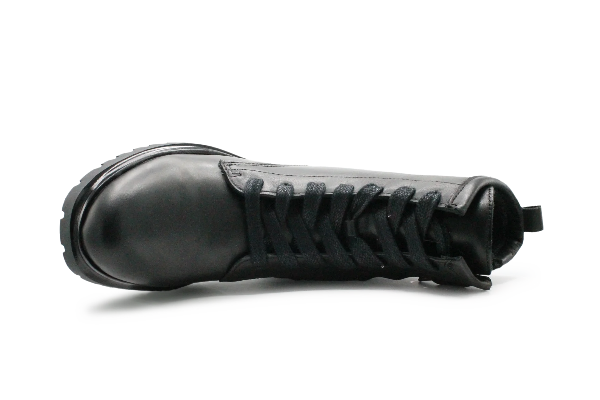 Giga G4486 Meisjes Boots Zwart Leer  – Smalle Pasvorm