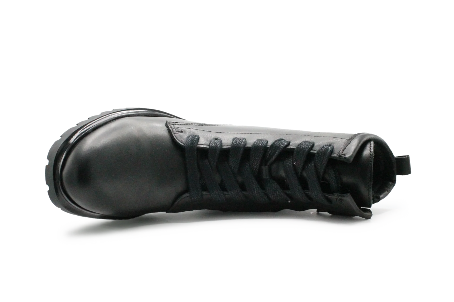 Giga G4486 Meisjes Boots Zwart Leer  – Smalle Pasvorm