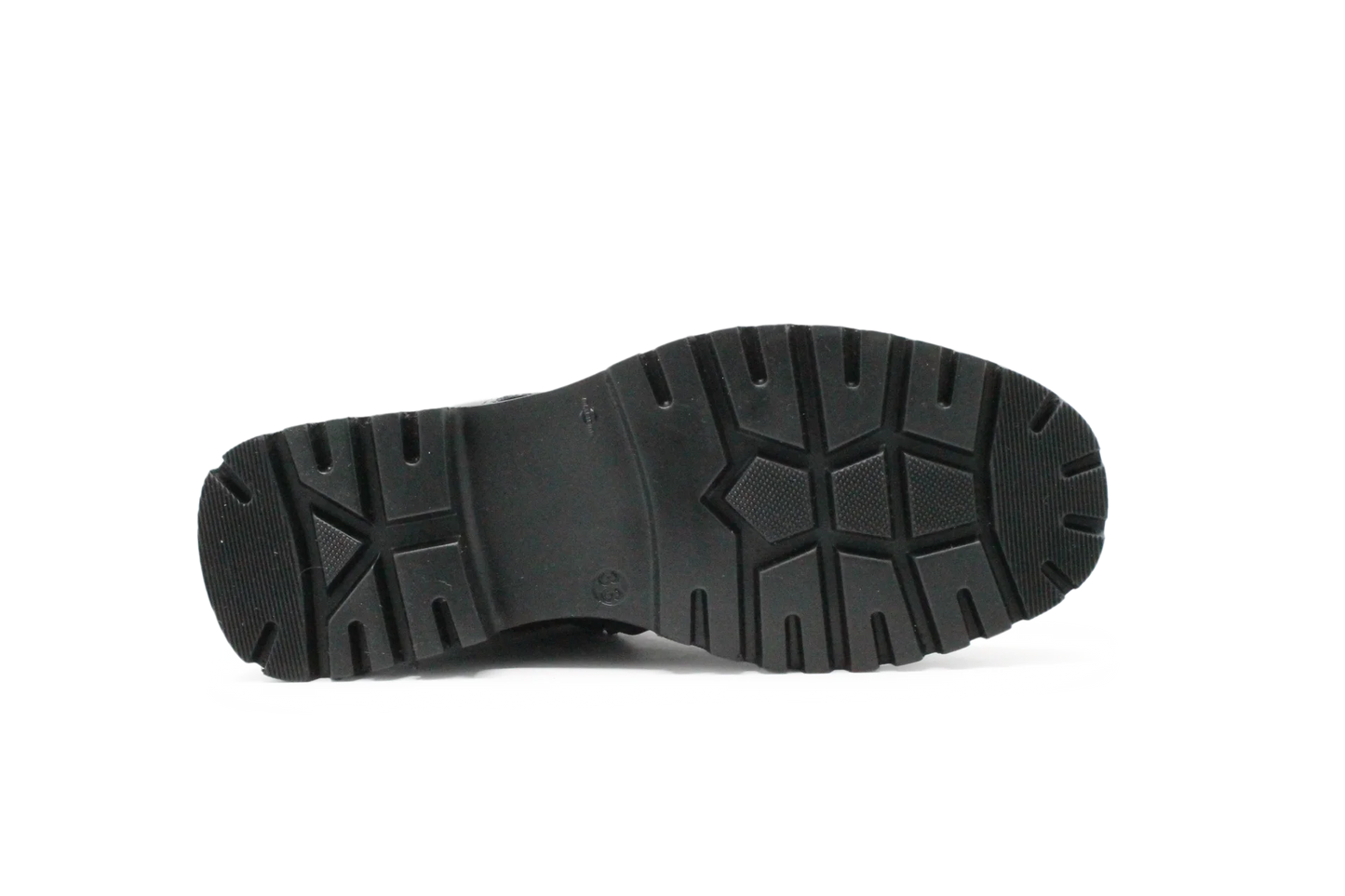 Giga G4486 Meisjes Boots Zwart Leer  – Smalle Pasvorm