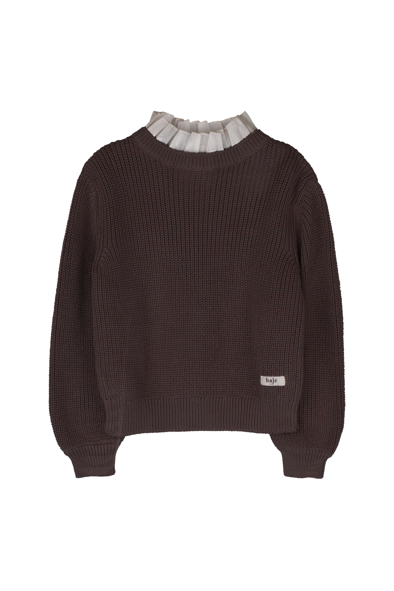 Baje Studio Trui Mai - Brown choco