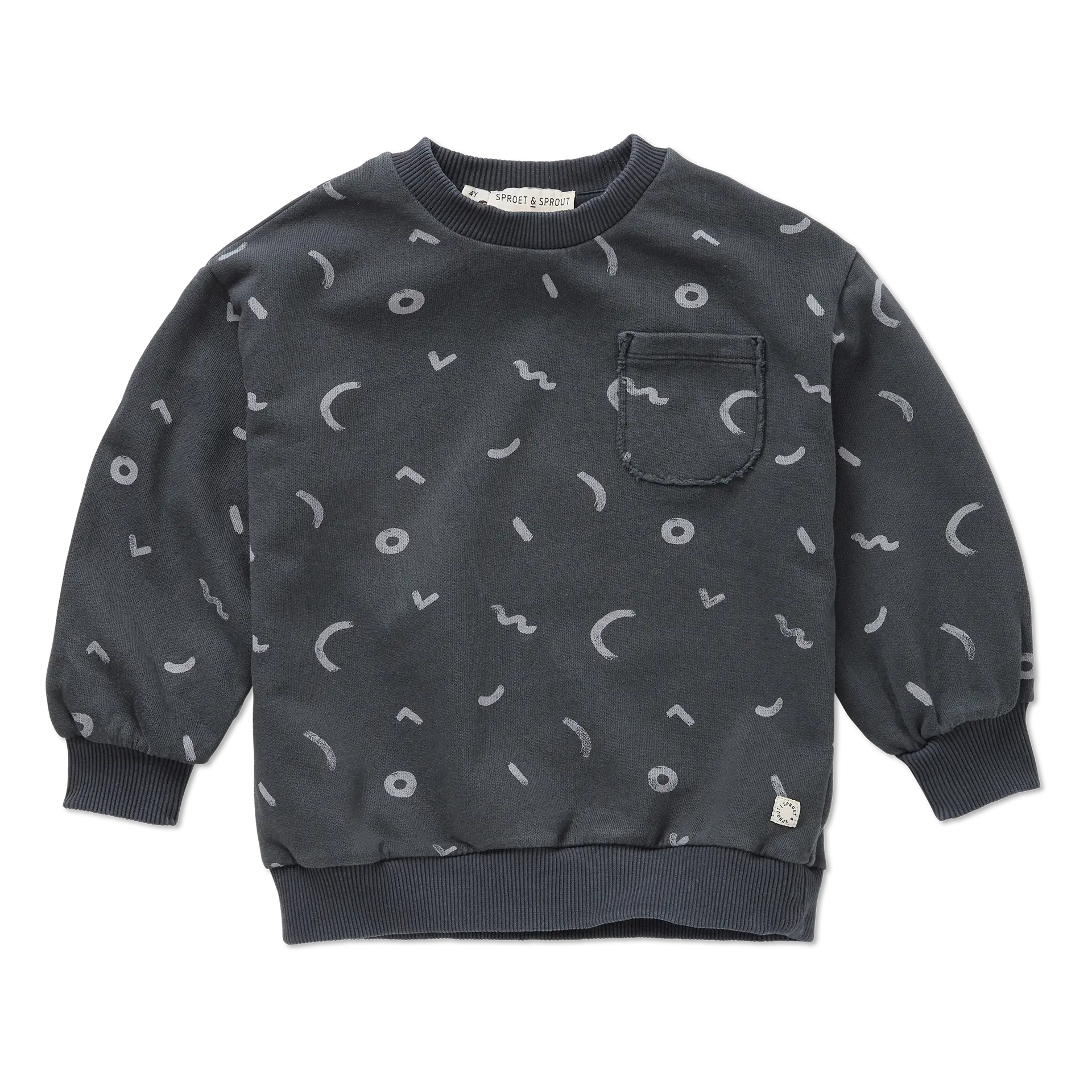 Sproet & Sprout Trui Painters Brush - Washed Black