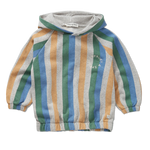 Sproet & Sprout Hoodie Stripes - Grey Melee
