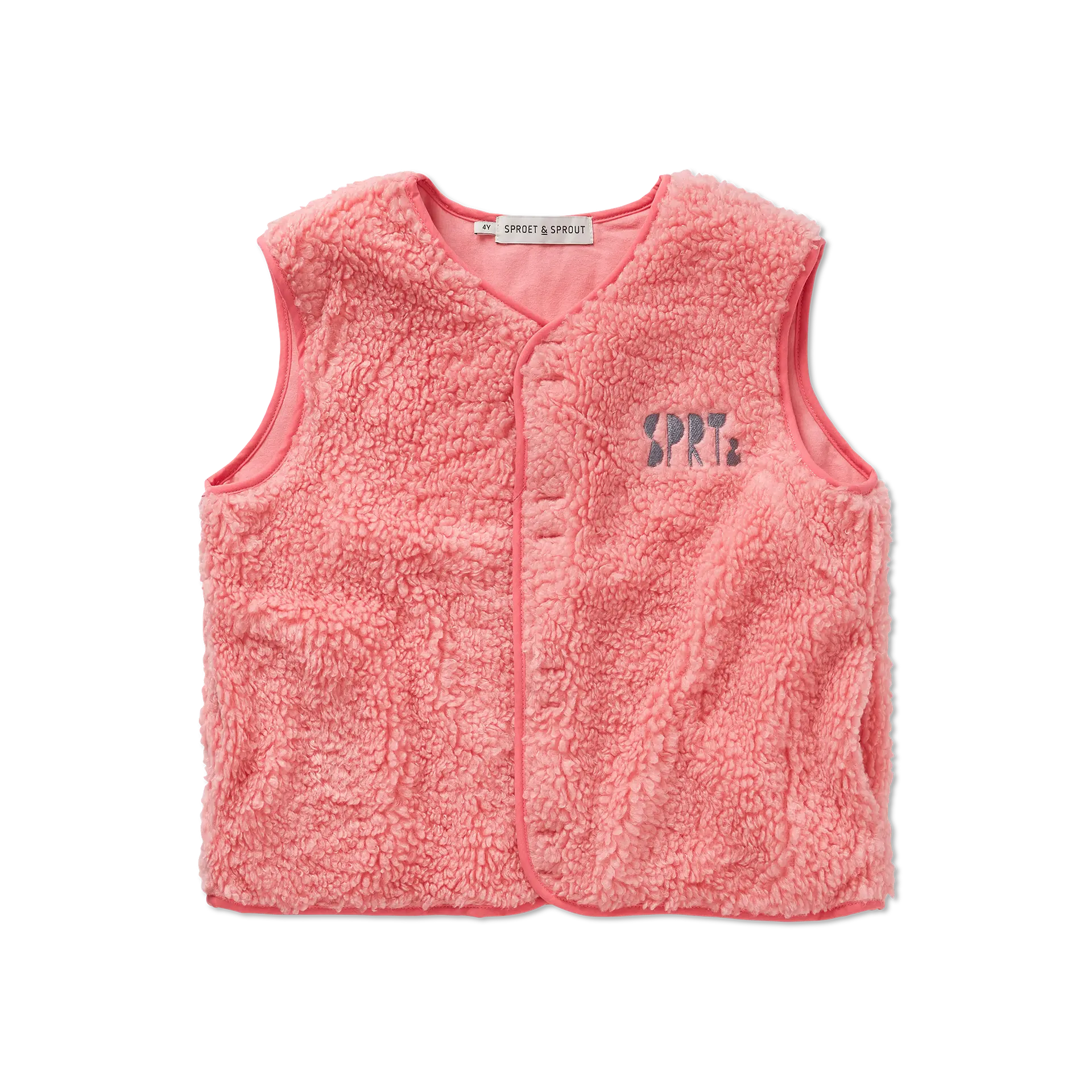 Sproet & Sprout Bodywarmer Teddy - Bloom