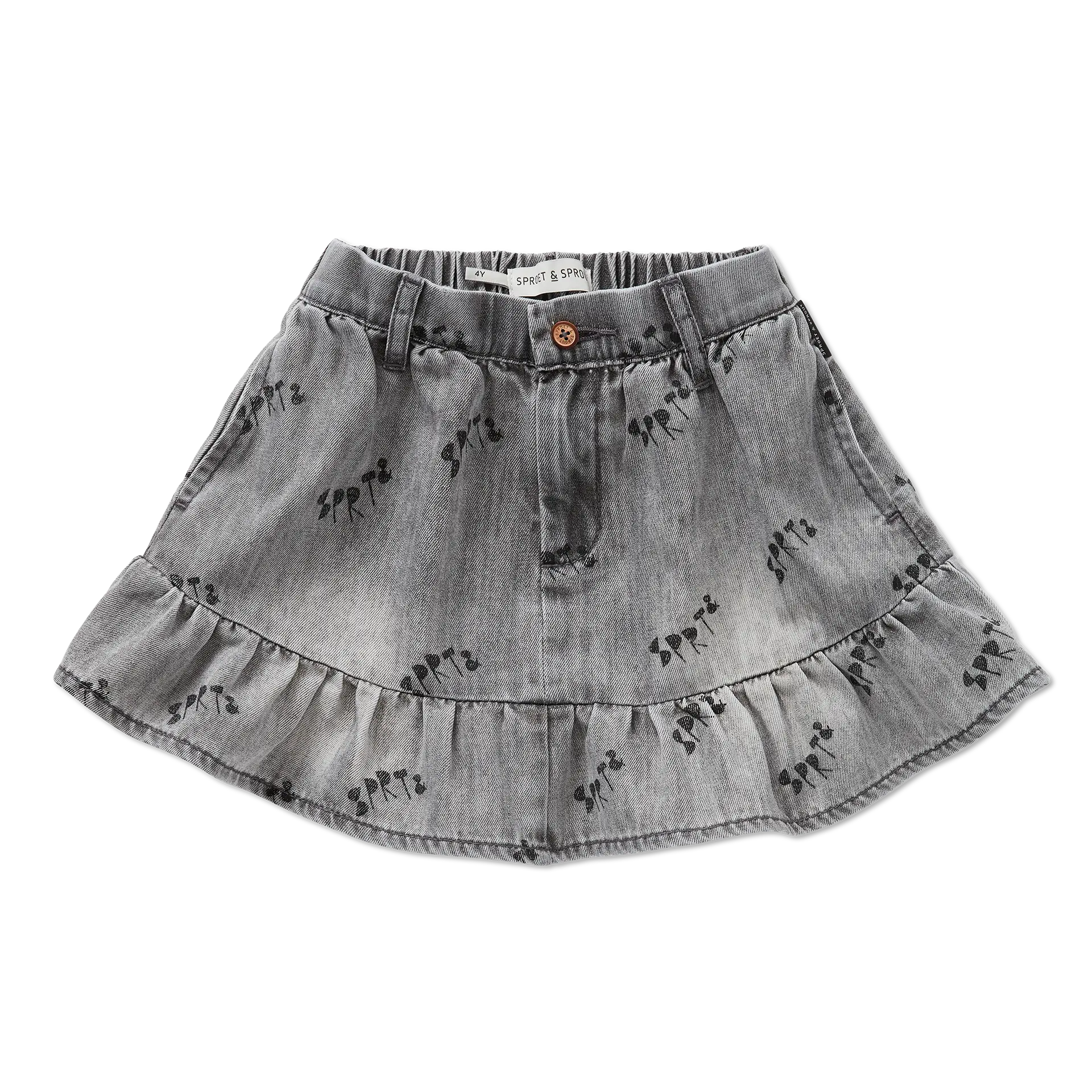 Sproet & Sprout Spijkerrok - Grey Denim