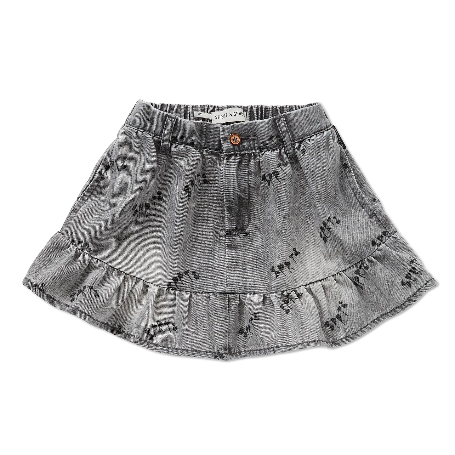 Sproet & Sprout Spijkerrok - Grey Denim