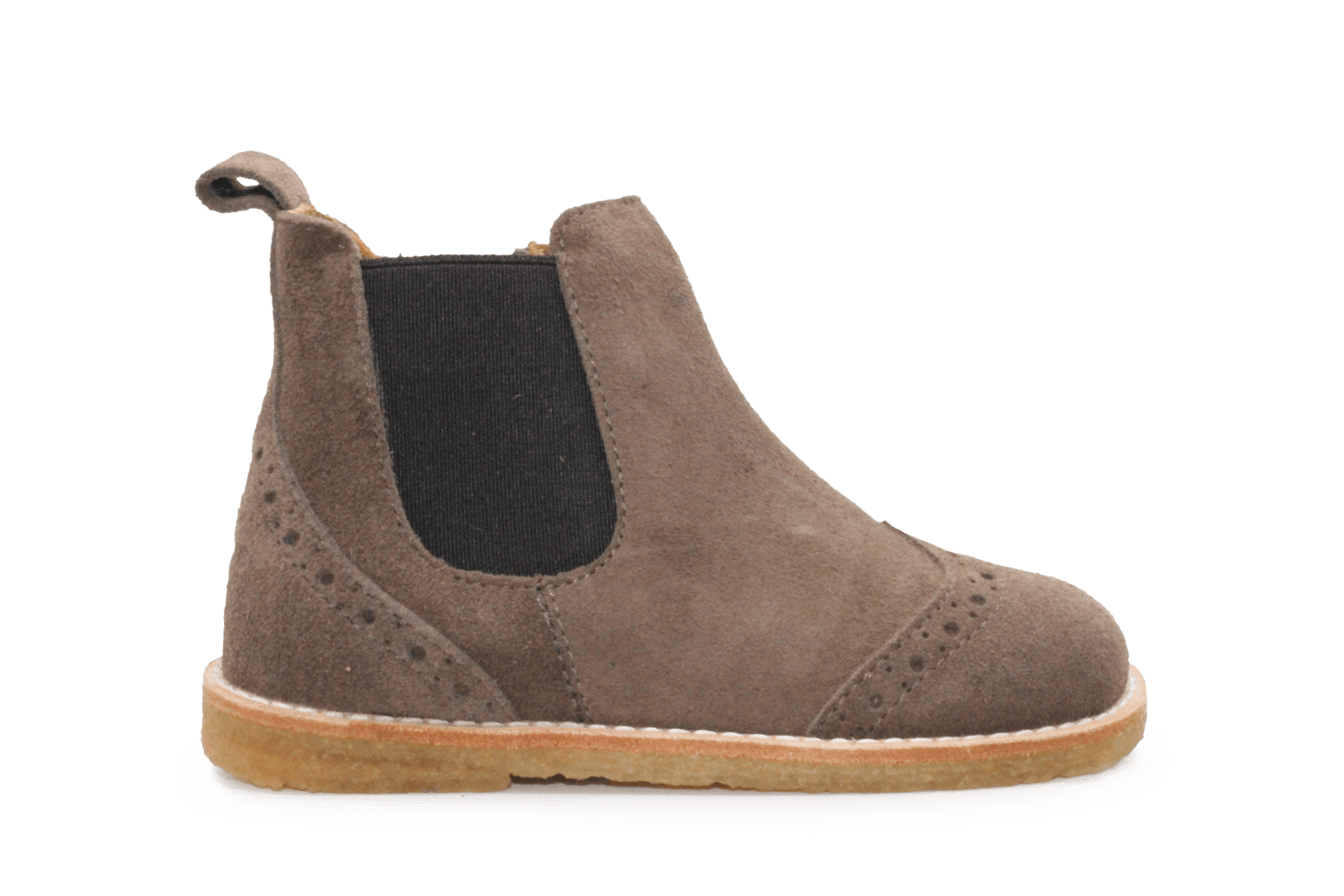 Angulus Chelsae Boots Instapper rits - Taupe - hatshoe