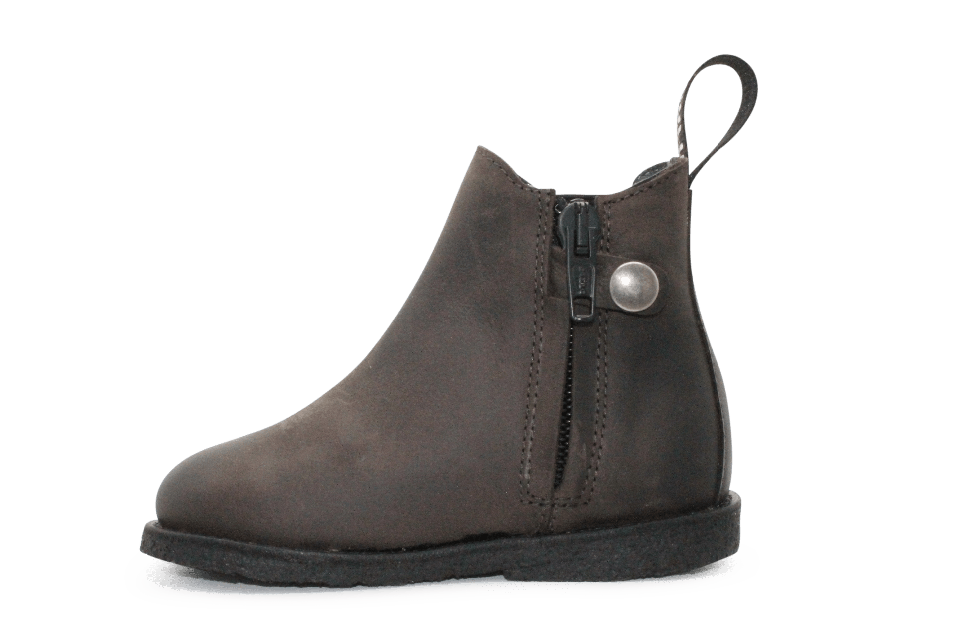 Angulus Chelsae Boots Met Rits - Donker Bruin