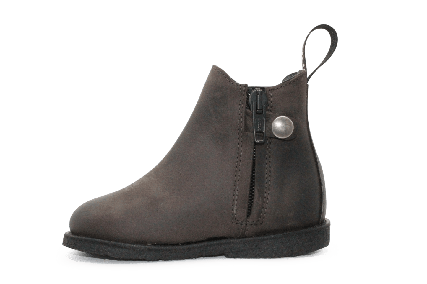 Angulus Chelsae Boots Met Rits - Donker Bruin - hatshoe