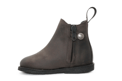 Angulus Chelsae Boots Met Rits - Donker Bruin - hatshoe
