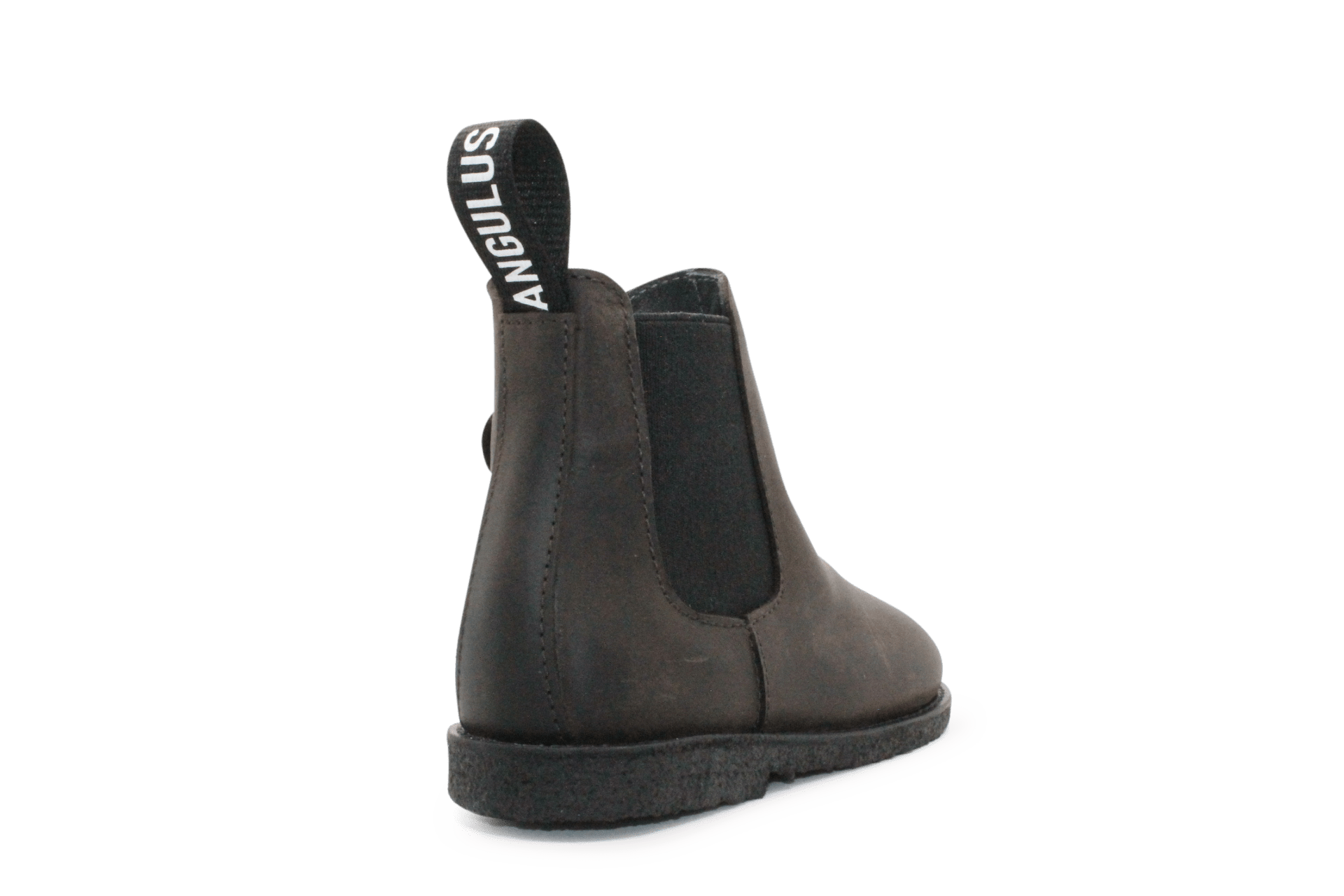 Angulus Chelsae Boots Met Rits - Donker Bruin