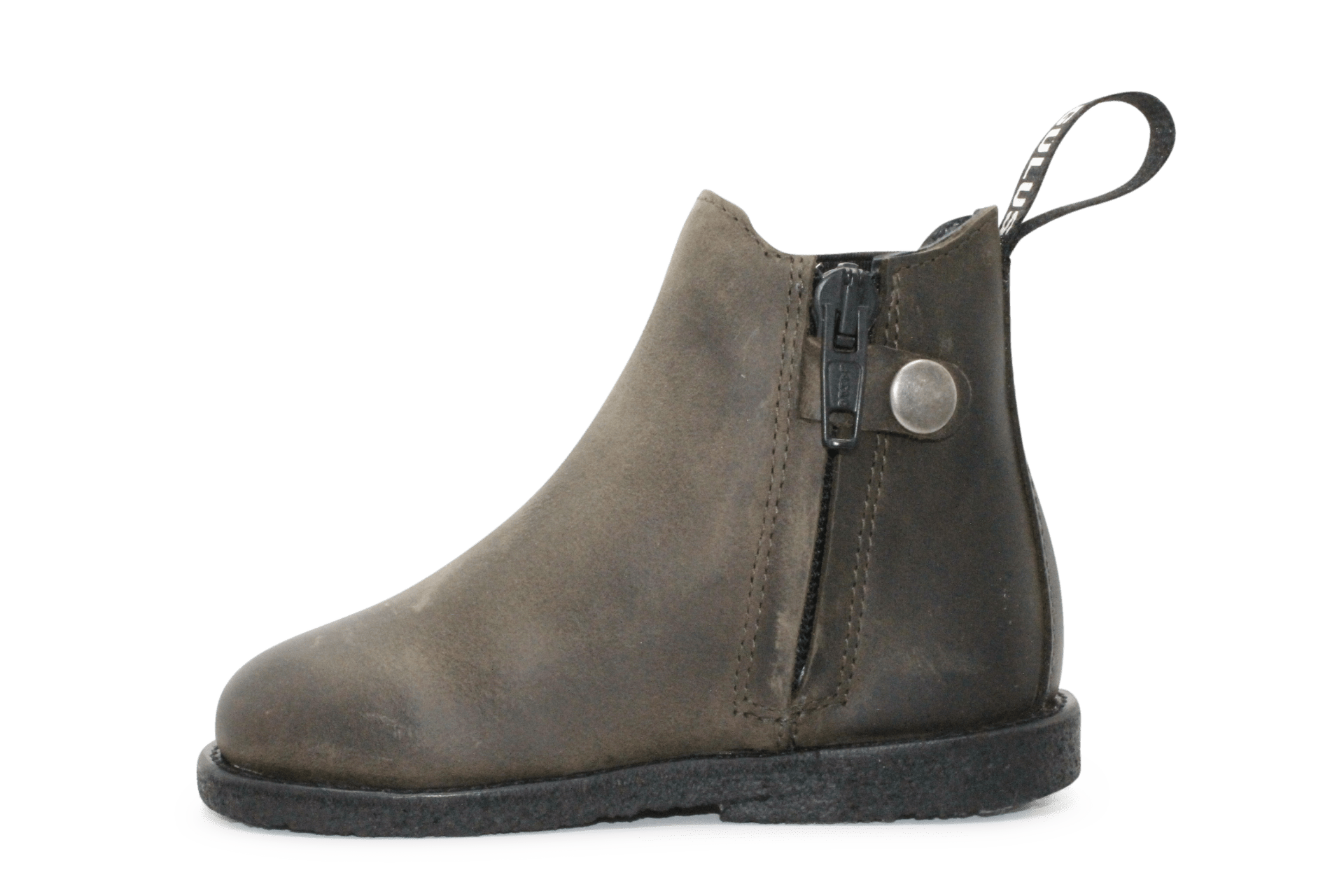 Angulus Chelsae Boots Met Rits - Olijf Groen
