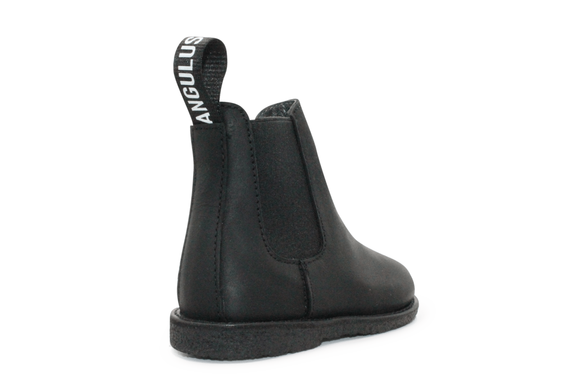 Angulus Chelsae Boots Met Rits - Zwart