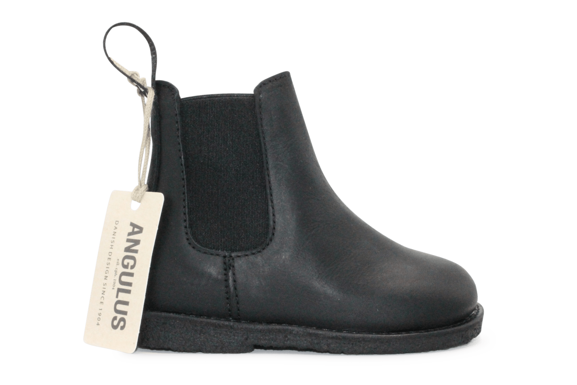 Angulus Chelsae Boots Met Rits - Zwart - hatshoe
