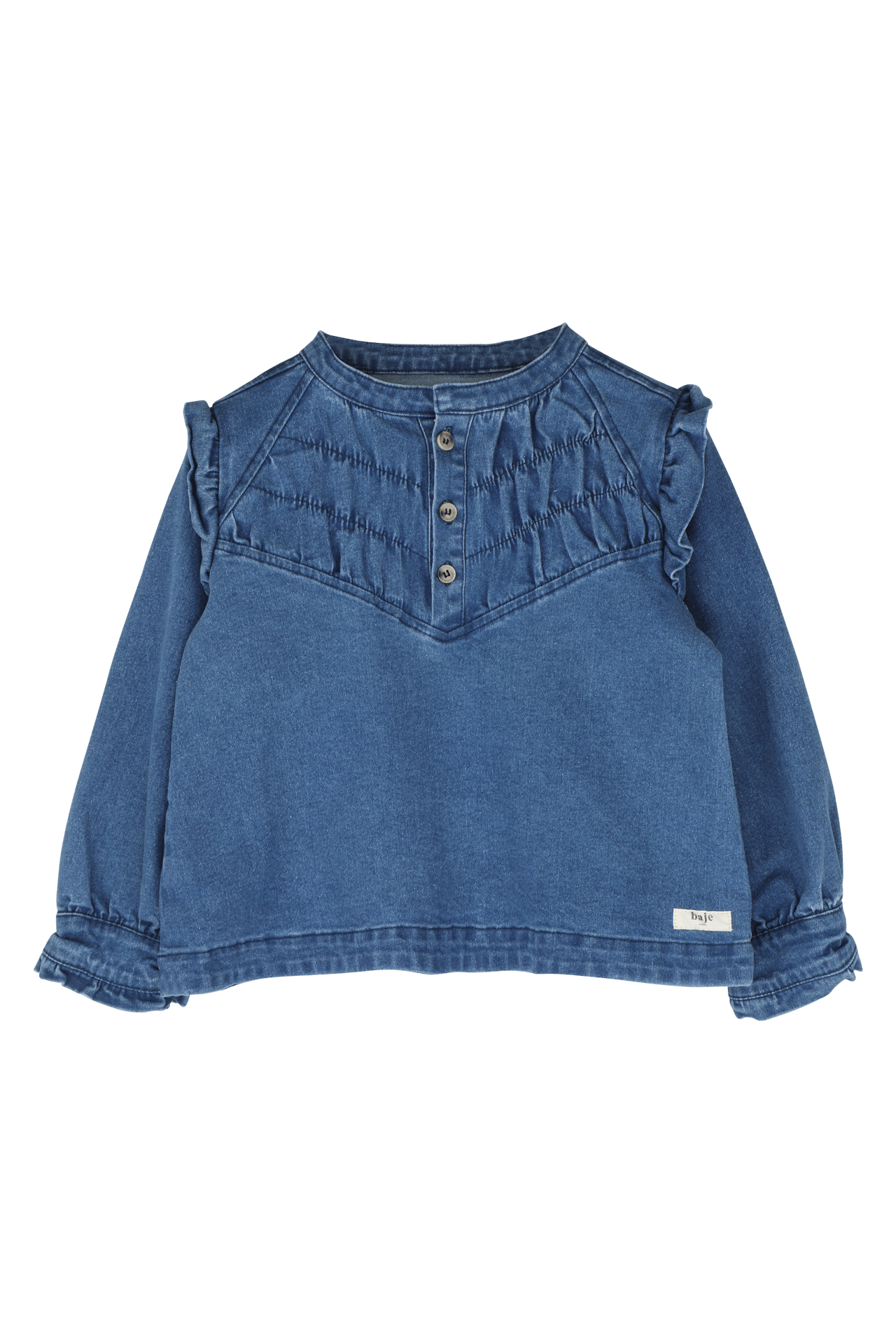 Baje Studio Trui Reeza - Blue denim - hatshoe