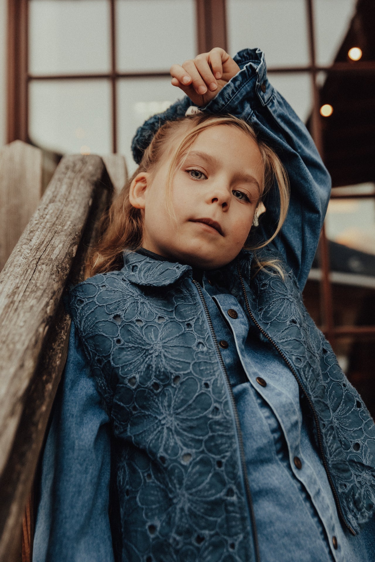 Baje Studio Trui Reeza - Blue denim - hatshoe