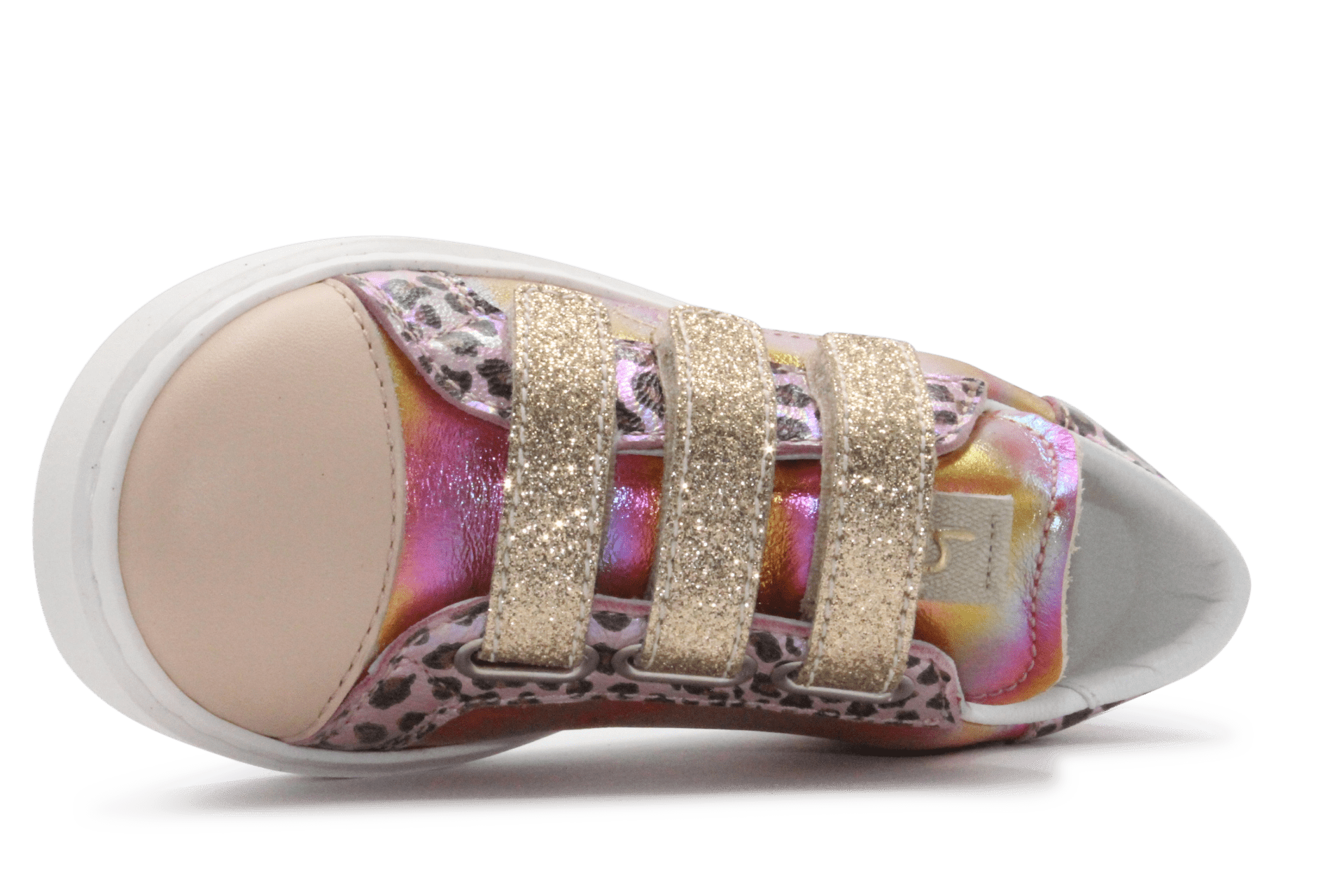 Beberlis Klittenband Schoen 24497 - Regenboog