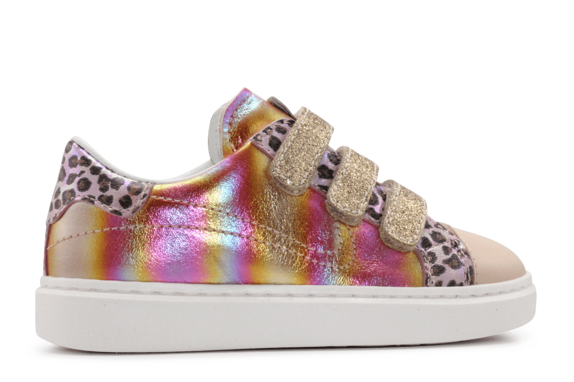 Beberlis Klittenband Schoen 24497 - Regenboog - hatshoe