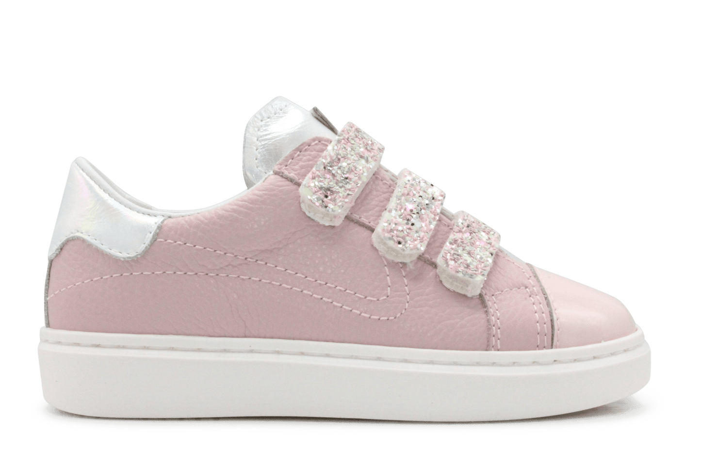 Beberlis Klittenband Schoen 24497 - Roze - hatshoe