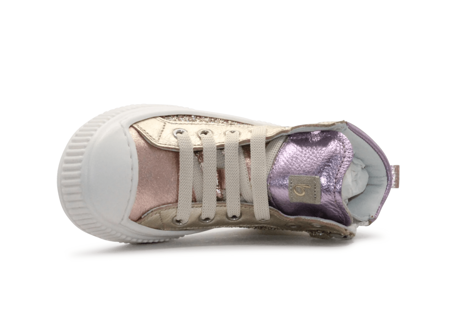 Beberlis Meisjes Sneaker Glitter - Multi - hatshoe
