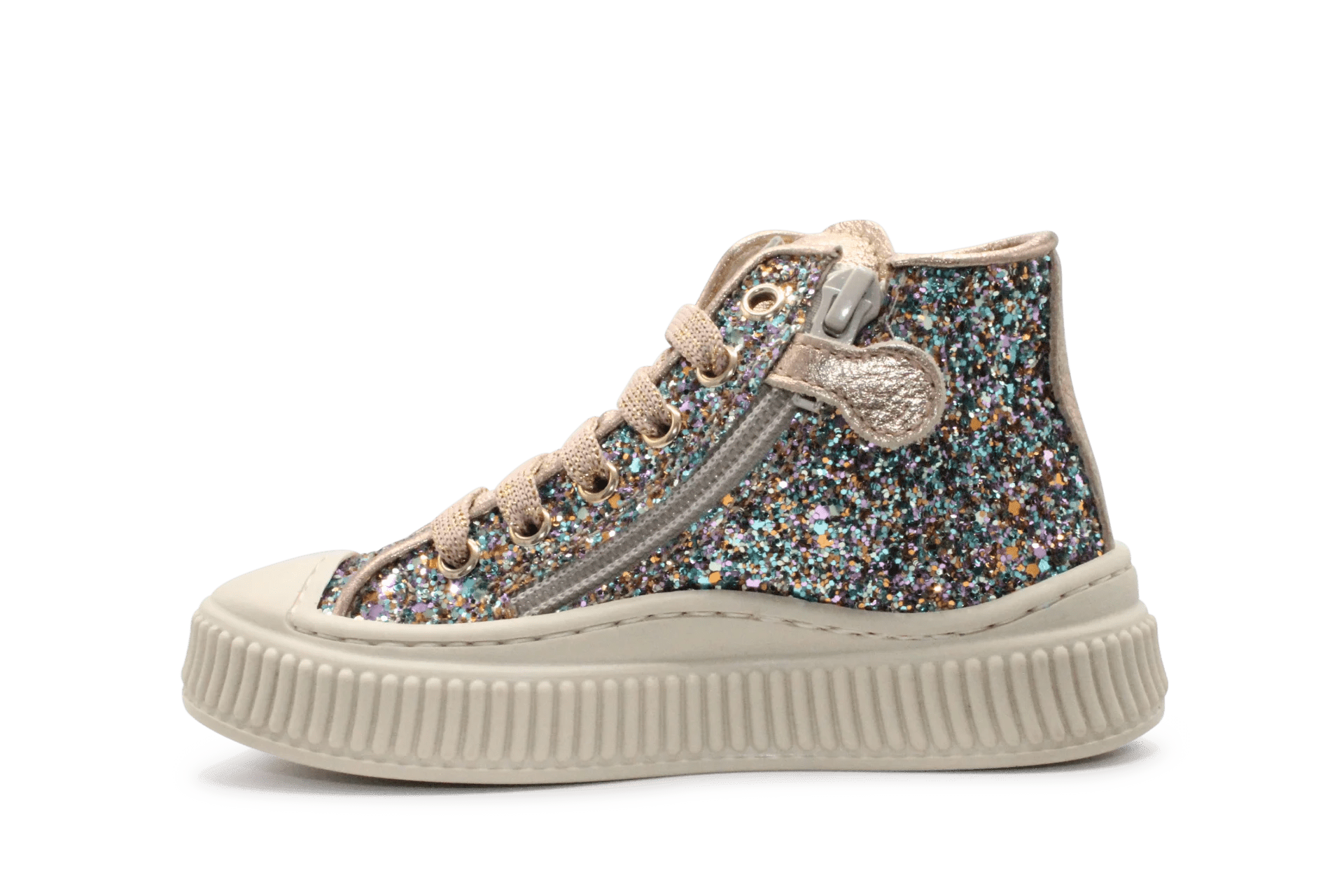 Beberlis Meisjes Sneaker Glitter - Multi