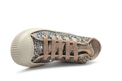Beberlis Meisjes Sneaker Glitter - Multi - hatshoe