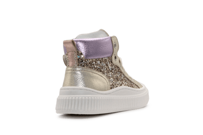 Beberlis Meisjes Sneaker Glitter - Multi - hatshoe