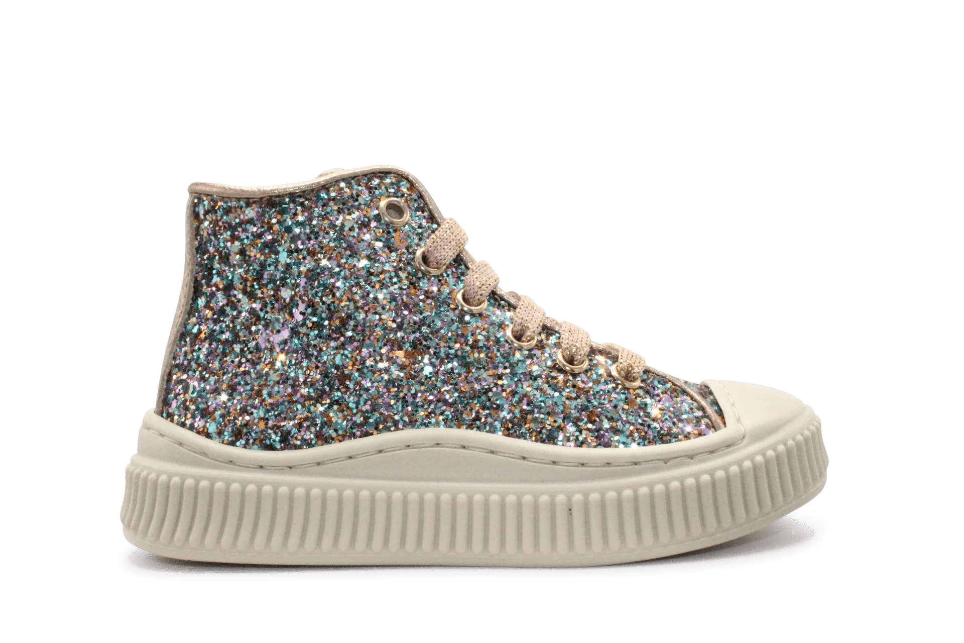 Beberlis Meisjes Sneaker Glitter - Multi