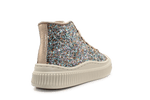 Beberlis Meisjes Sneaker Glitter - Multi - hatshoe