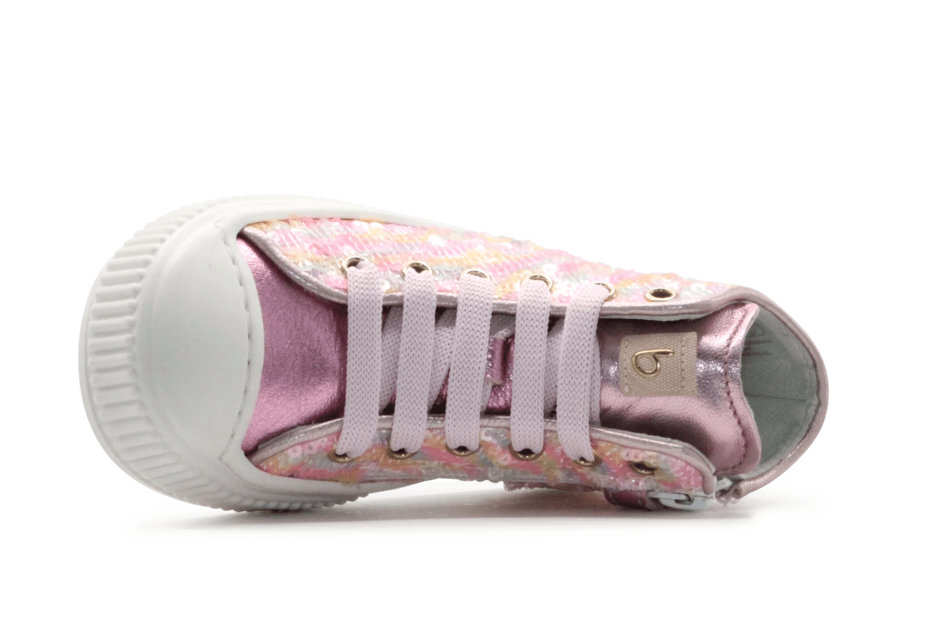 Beberlis Meisjes Sneaker Glitter - Roze