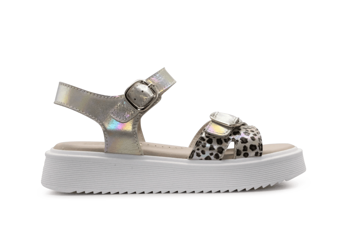 Beberlis Sandaal Meisjes 24447 - Opaal panter - hatshoe