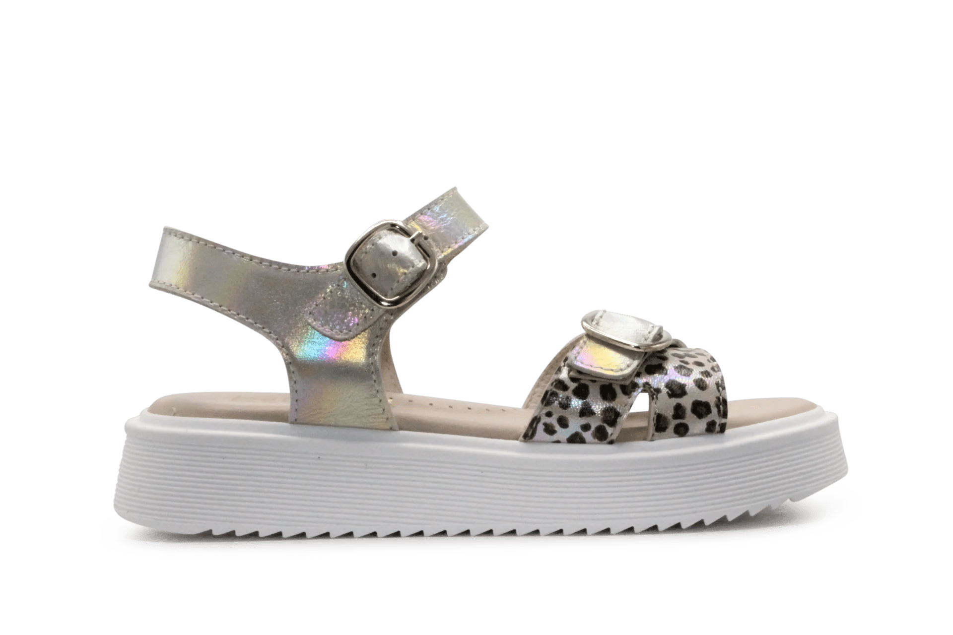 Beberlis Sandaal Meisjes 24447 - Opaal panter - hatshoe
