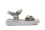Beberlis Sandaal Meisjes 24447 - Opaal panter - hatshoe