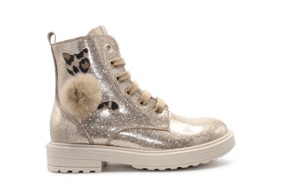 Beberlis Veterboots Poesje 24753 - Goud - hatshoe