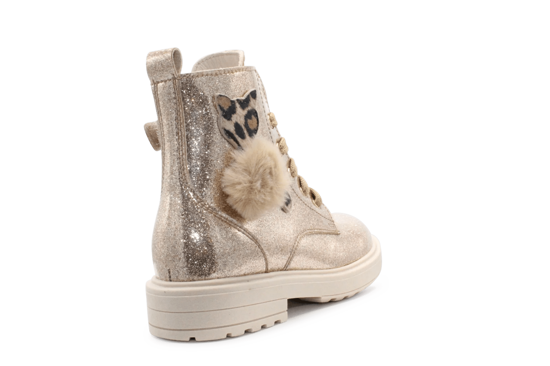 Beberlis Veterboots Poesje 24753 - Goud