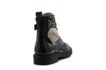 Beberlis Veterboots Poesje 24753 - Zwart - hatshoe