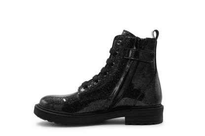 Beberlis Veterboots Poesje 24753 - Zwart - hatshoe