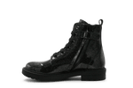 Beberlis Veterboots Poesje 24753 - Zwart - hatshoe