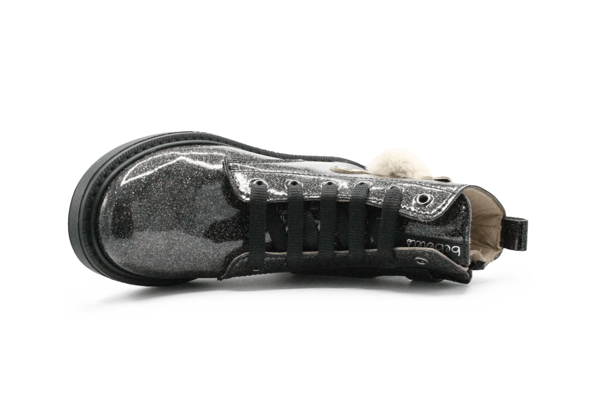 Beberlis Veterboots Poesje 24753 - Zwart
