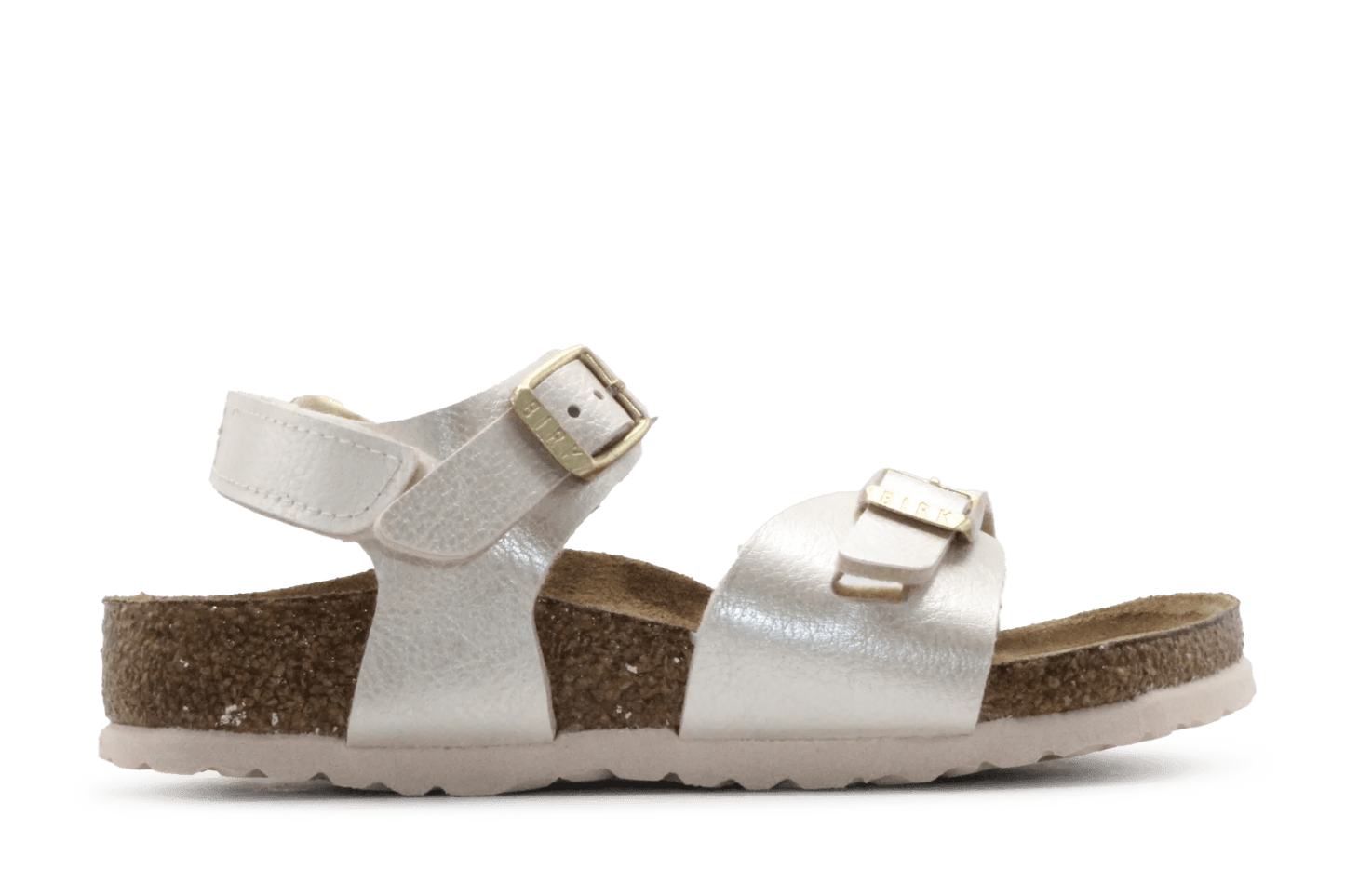 Birkenstock Sandaal Rio - Pearl White - hatshoe