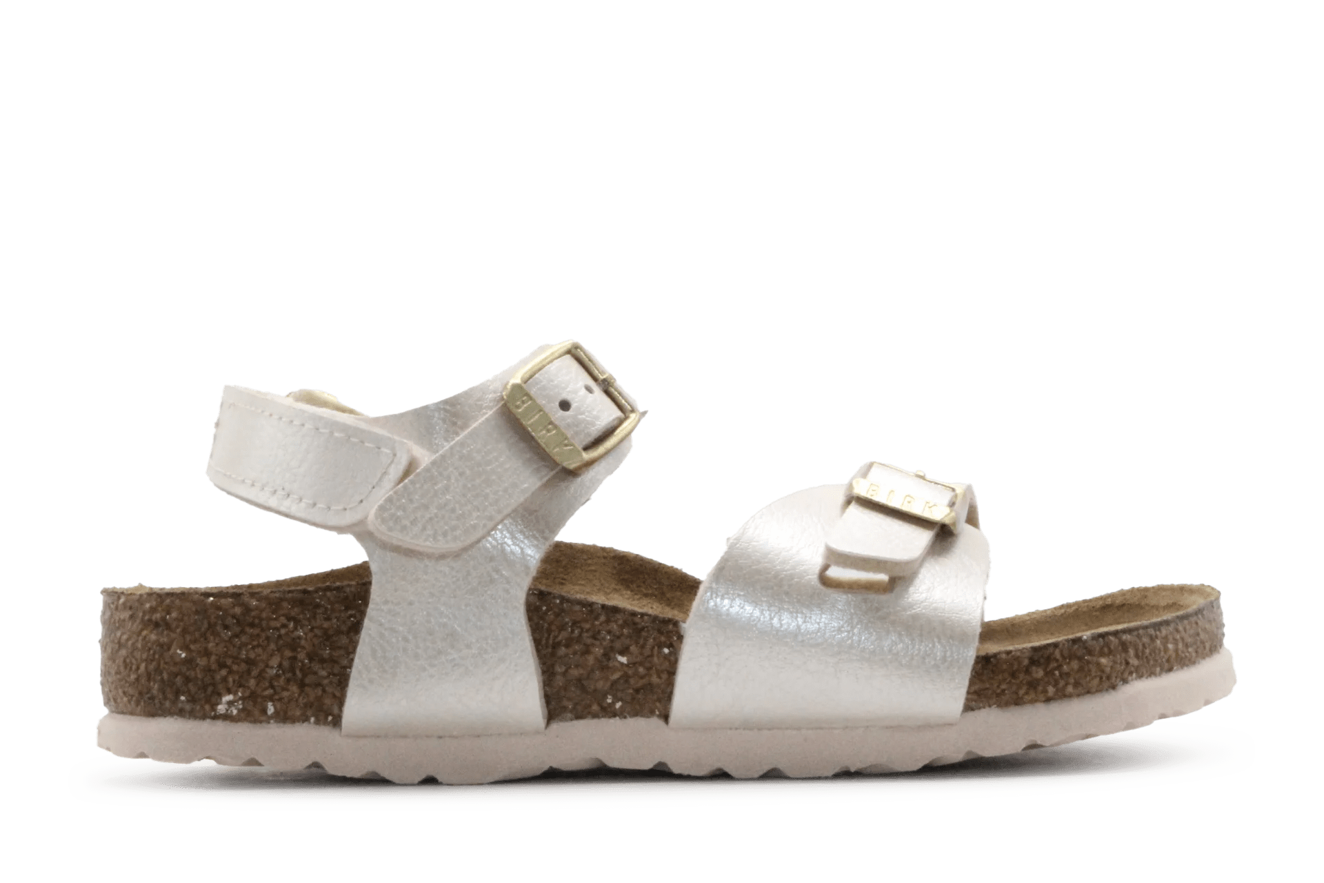 Birkenstock Sandaal Rio - Pearl White - hatshoe
